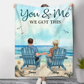 Personalisierte Decke – Geschenk für Paare – Du & ich, das haben wir
